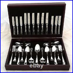 DUBARRY Design GEORGE BUTLER France Stainless Steel 60 Piece Canteen of Cutlery