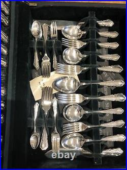DUBARRY Design GEORGE BUTLER KITEMARK Silver Service 92 Piece Canteen of Cutlery