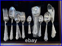 DUBARRY Design SHEFFIELD ENGLAND Silver Service 84 Piece Canteen of Cutlery