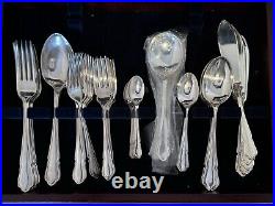 DUBARRY Design SHEFFIELD ENGLAND Silver Service 84 Piece Canteen of Cutlery