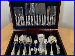 DUBARRY Design SHEFFIELD ENGLAND Silver Service 84 Piece Canteen of Cutlery