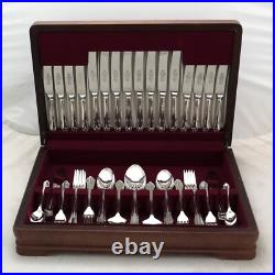 DUBARRY Design Sheffield Crown Silver Service 84 Piece Canteen of Cutlery Set