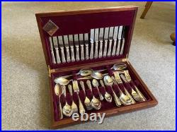 DUBARRY Design Sheffield Crown Silver plated 60 Piece Canteen of Cutlery Set