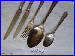 DUBARRY Design Sheffield Crown Silver plated 60 Piece Canteen of Cutlery Set