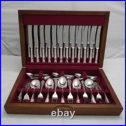 DUBARRY Pattern Osborne Silversmiths Silver Service 124 Piece Canteen of Cutlery