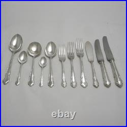 DUBARRY Pattern Osborne Silversmiths Silver Service 124 Piece Canteen of Cutlery