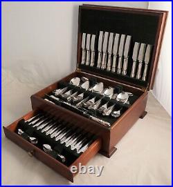 DUBARRY Pattern SHEFFIELD CROWN Silver Plated 127 Piece Canteen of Cutlery