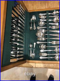 DUBARRY SLACK & BARLOW SHEFFIELD Silver Service 68 Piece Canteen of Cutlery EPNS