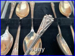 Designer C. R. &S Vintage 925 Sterling Silver 6 Piece Teaspoon Set Boxed/stamped