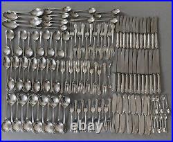 Dubarry Silver Plate Pinder Sheffield Set 12 Place Set (138 Pieces)