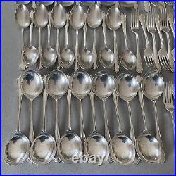Dubarry Silver Plate Pinder Sheffield Set 12 Place Set (138 Pieces)