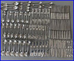 Dubarry Silver Plate Pinder Sheffield Set 12 Place Set (138 Pieces)