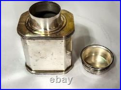 E388 Art deco Sheffield 6 piece coffee tea set silver plate stamped 500