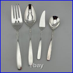 EKCO Eterna'Inverness' Silver Plate Flatware Set 87 piece set w Storage Chest EKCO Eterna'Inverness' Silver Plate Flatware Set 87 piece set w Storage Chest