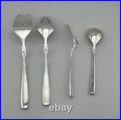 EKCO Eterna'Inverness' Silver Plate Flatware Set 87 piece set w Storage Chest EKCO Eterna'Inverness' Silver Plate Flatware Set 87 piece set w Storage Chest
