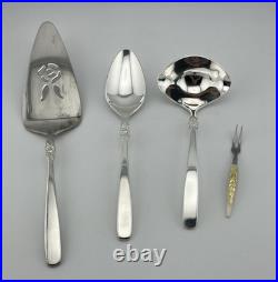 EKCO Eterna'Inverness' Silver Plate Flatware Set 87 piece set w Storage Chest EKCO Eterna'Inverness' Silver Plate Flatware Set 87 piece set w Storage Chest