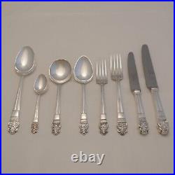 ELIZABETHAN I Design GEE & HOLMES Silver Service 44 Piece Canteen of Cutlery