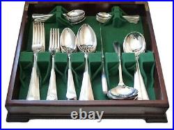 ELKINGTON Cutlery SALISBURY / AEGEAN Pattern 73 Piece Canteen Set for 8
