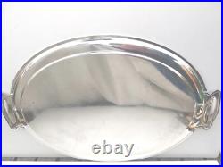 ELKINGTON arT decO Antique Silver Plate Cocktail Drinks Tray Quality Piece