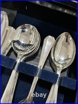 ENGLISH THREAD Design SHEFFIELD Silver Service 124 Piece Canteen of Cutlery