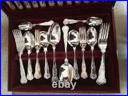 EPNS A1 Cooper Ludlam 6 Person setting 44 Piece Silver Plated Cutlery Set