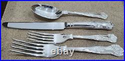EPNS A1 Silver Sheffield Cutlery set in wooden case. 44 pieces, 6-place settings