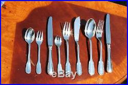 ERCUIS Perles Silver Plated 54 Pieces Full Service Flatware Set