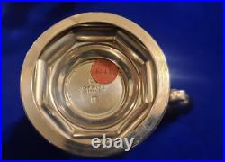 Early 20th Century Christofle Four Piece Silver Plate Teaset Gallia Metal