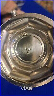 Early 20th Century Christofle Four Piece Silver Plate Teaset Gallia Metal