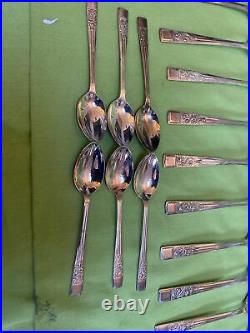 Eben Parker Springtime Design A1 EPNS 44 Piece Cutlery Set