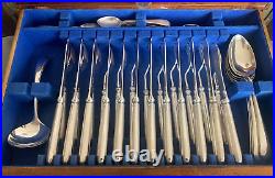 Edwardian Silver Plated Canteen Cutlery 163 Pieces 12 Place Setting JOHN TURTON