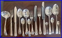 Edwardian Silver Plated Canteen Cutlery 163 Pieces 12 Place Setting JOHN TURTON