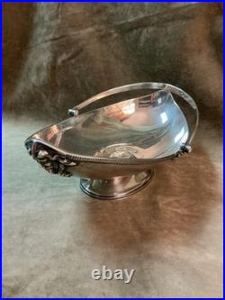Edwardian silver plate Wilcox man / woman face bowl commemorative piece 1910