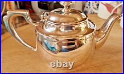Elkington & Co Silver Plate Bachelors 3 Piece Tea Set c1935 (UNUSED & MINT!)
