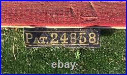 English antique bone-handled silver plate 12 piece fish cutlery set