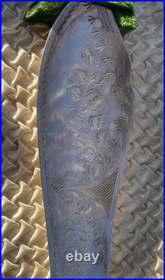 English antique bone-handled silver plate 12 piece fish cutlery set