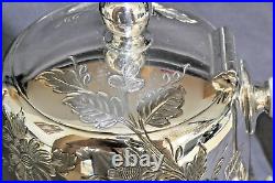 Engraved Edwardian 4 Piece Silver Plated Tea & Coffee Set