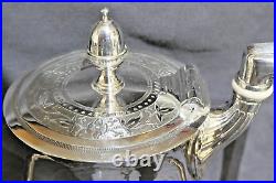 Engraved Edwardian 4 Piece Silver Plated Tea & Coffee Set