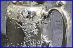 Engraved Edwardian 4 Piece Silver Plated Tea & Coffee Set