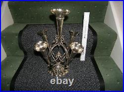 Epergne Silver Plated Epns Table Centre Piece Flower Vase