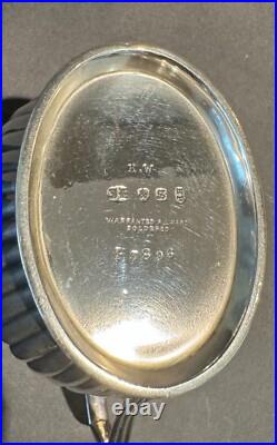 Exquisite Beautifully decorated vintage silver plate 4-piece Tea service