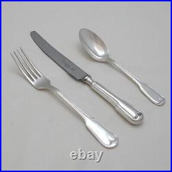 FIDDLE & THREAD Design W WRIGHT Silver Service 60 Piece Canteen of Cutlery Set