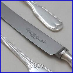 FIDDLE & THREAD Design W WRIGHT Silver Service 60 Piece Canteen of Cutlery Set