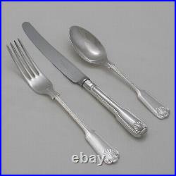 FIDDLE THREAD & SHELL By Arthur Price Silver Service 62 Piece Canteen of Cutlery