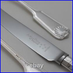 FIDDLE THREAD & SHELL By Arthur Price Silver Service 62 Piece Canteen of Cutlery