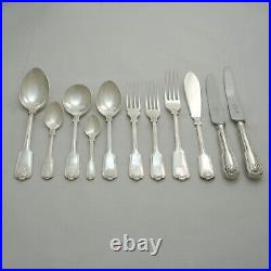 FIDDLE THREAD & SHELL By George Butler Silver Service Cutlery 124 Piece Canteen