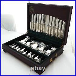 FIDDLE THREAD & SHELL By George Butler Silver Service Cutlery 124 Piece Canteen