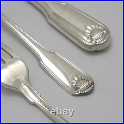 FIDDLE THREAD & SHELL Design Oneida Silver Service 44 Piece Canteen of Cutlery