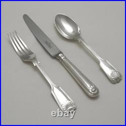 FIDDLE THREAD & SHELL Roberts & Belk Silver Service 84 Piece Canteen of Cutlery