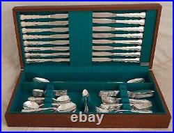 FLIRTATION Design ONEIDA COMMUNITY Silver Service 92 Piece Canteen of Cutlery